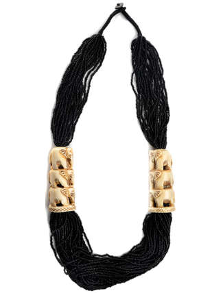 Pearl Necklace Weatreis black