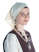 Mittelalter Halskette Isaza aus Weißmetall-Resin in Permutfarben Seitenansicht