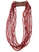 Mittelalter Halskette Olimpia Korallen-Design aus Resin in Rot Frontansicht