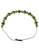 Mittelalter Armband Gyburg mit Mosaikperlen aus Messing-Glassteine in Perlmutfarben-Türkis Rückansicht