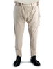 Mittelalter Strick Urian aus Baumwolle in Beige Frontansicht 10