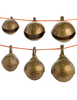 Mittelalter Glöckchen Babehilt in Golden Frontansicht