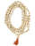 Wikinger Halskette Pant mit Totenköpfen aus Horn in Beige Frontansicht