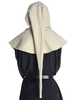 Mittelalter Gugel Dietleib in Beige Rückansicht
