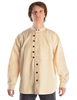 Mittelalter Hemd Erec in Beige Frontansicht