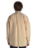 Mittelalter Hemd Gawan in Beige Rückansicht