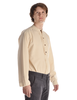 Mittelalter Hemd Orilus in Beige Seitenansicht