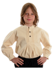 Mittelalter Kinderhemd Orilus in Beige Frontansicht
