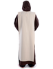 Mittelalter Skapulier Schibert in Beige Rückansicht