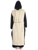 Mittelalter Skapulier Vivianz in Beige Rückansicht
