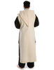 Mittelalter Skapulier Kanliun in Beige Rückansicht