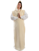 Mittelalter Skapulier Kriemhild in Beige Frontansicht