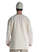 Mittelalter Tunika Siegfried kurz in Beige Rückansicht