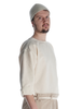 Mittelalter Tunika Siegfried kurz in Beige Seitenansicht 2