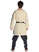 Mittelalter Tunika Siegfried mittel in Beige Rückansicht