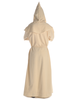 Mittelalter Mönchskutte Halzebier (Set) in Beige Rückansicht 2