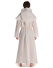 Mittelalter Mönchskutte Halzebier (Set) in Weiß Rückansicht