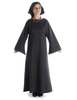 Mittelalter Kleid Sigune in Schwarz Frontansicht