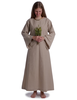 Mittelalter Kleid Sigune in Hanffarben font 3