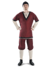 Wikinger Hose Loki in Rot Frontansicht 2