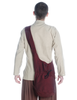 Mittelalter Tasche Irmenfried in Rot Frontansicht 4