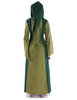 Mittelalter Kleid Liebgart in MISSING: lightgreen-green Rückansicht