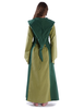 Mittelalter Kleid Liebgart in MISSING: lightgreen-green Rückansicht 2