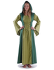 Mittelalter Kleid Liebgart in MISSING: lightgreen-green Frontansicht