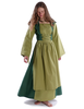 Mittelalter Kleid Liebgart in MISSING: lightgreen-green Frontansicht 3