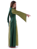 Mittelalter Kleid Liebgart in MISSING: lightgreen-green Seitenansicht