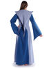 Mittelalter Kleid Liebgart in MISSING: royalblue-lightblue Rückansicht 2