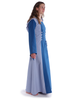 Mittelalter Kleid Liebgart in MISSING: royalblue-lightblue Seitenansicht