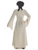 Mittelalter Kleid Amurfina in Beige Rückansicht