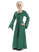 Mittelalter Kleid Amurfina in Grün Frontansicht 2