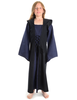 Mittelalter Kinderkleid Obilot in Blau-Schwarz Frontansicht 2