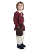 Mittelalter Kinderhose Postefar in Beige Seitenansicht 3