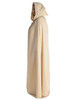 Mittelalter Umhang Sunnhild in Beige Seitenansicht
