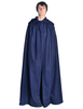 Mittelalter Umhang Wolfdietrich in Blau Frontansicht