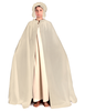 Mittelalter Umhang Amelgart in Beige Frontansicht
