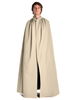 Mittelalter Umhang Herbort in Beige Frontansicht