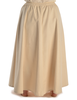 Mittelalter Rock Duzabel in Beige Rückansicht