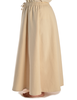 Mittelalter Rock Duzabel in Beige Seitenansicht