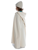 Mittelalter Kinderumhang Gandiluz in Beige Seitenansicht 3