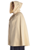Mittelalter Umhang Virginal in Beige Seitenansicht