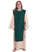 Mittelalter Kinderkleid Alyze (Set) in Beige-Grün Frontansicht