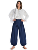 Mittelalter Hose Blanscheflur in Blau Frontansicht