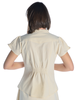 Mittelalter Bluse Gerlint in Beige Rückansicht