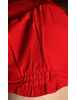 Mittelalter Bluse Gerlint in Rot Detailansicht