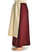 Mittelalter Schürze Repanse in Beige Seitenansicht