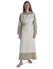 Mittelalter Schürze Schoysiane in Beige Frontansicht
